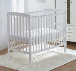 SYDNEY COMPACT COT WHITE