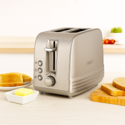 Ash - 2 slice Toaster - Grey