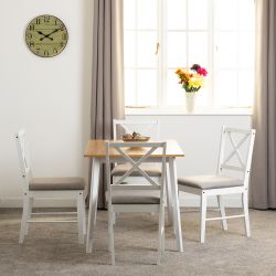 Balfour 1+4 Dining Set - White