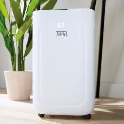 BLACK&DECKER 20L Dehumidifier - White