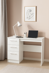 Devon Vanity Dressing Table - Grey Matt - Fully Assembled