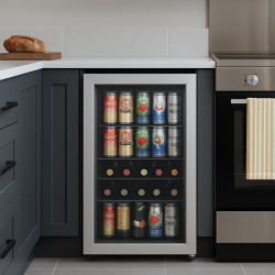 Willow  98L Beverage Cooler - E Energy - Stainless Steel