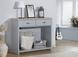 Derby Console Table - Grey