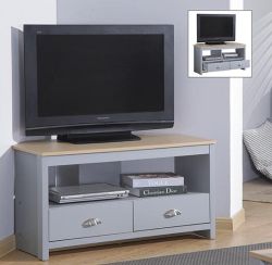 Derby Corner TV Unit - Grey