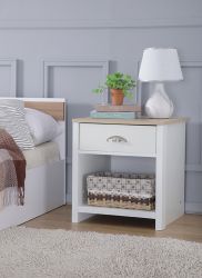 Derby Lamp Table - White