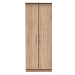 Devon Tall 2 Door Wardrobe - Bardolino - Fully Assembled