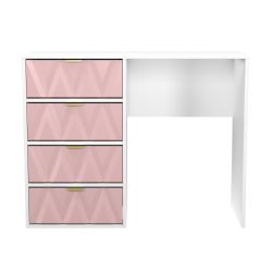 Diamond Desk - Kobe Pink - FULLY ASSEMBLED