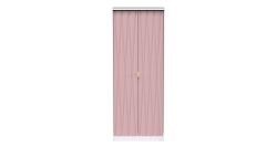Diamond 2 Door Wardrobe - Kobe Pink - FULLY ASSEMBLED