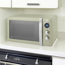 Swan Retro 800W Digital Microwave - Green