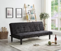 Spencer 3 Seater Sofa Bed  - Black