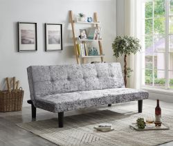 Spencer 3 Seater Sofa Bed  - Steel