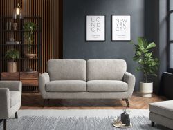 Model 45 - 3 Seater Sofa Boucle Linen