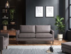 Model 46 - 3 Seater Sofa Faux Leather