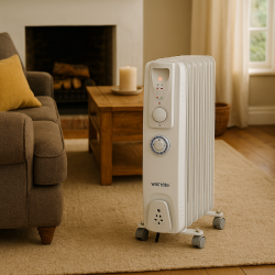 Warmlite 1500W Oil Filled Radiator - White