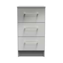 Worcester 3 Drawer Locker - Dusk Grey - FULLY ASSEMBLED